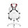 Diablo Chairs X-Ray 2.0 Normal Size Biało-czarny - 1192252 - zdjęcie 4